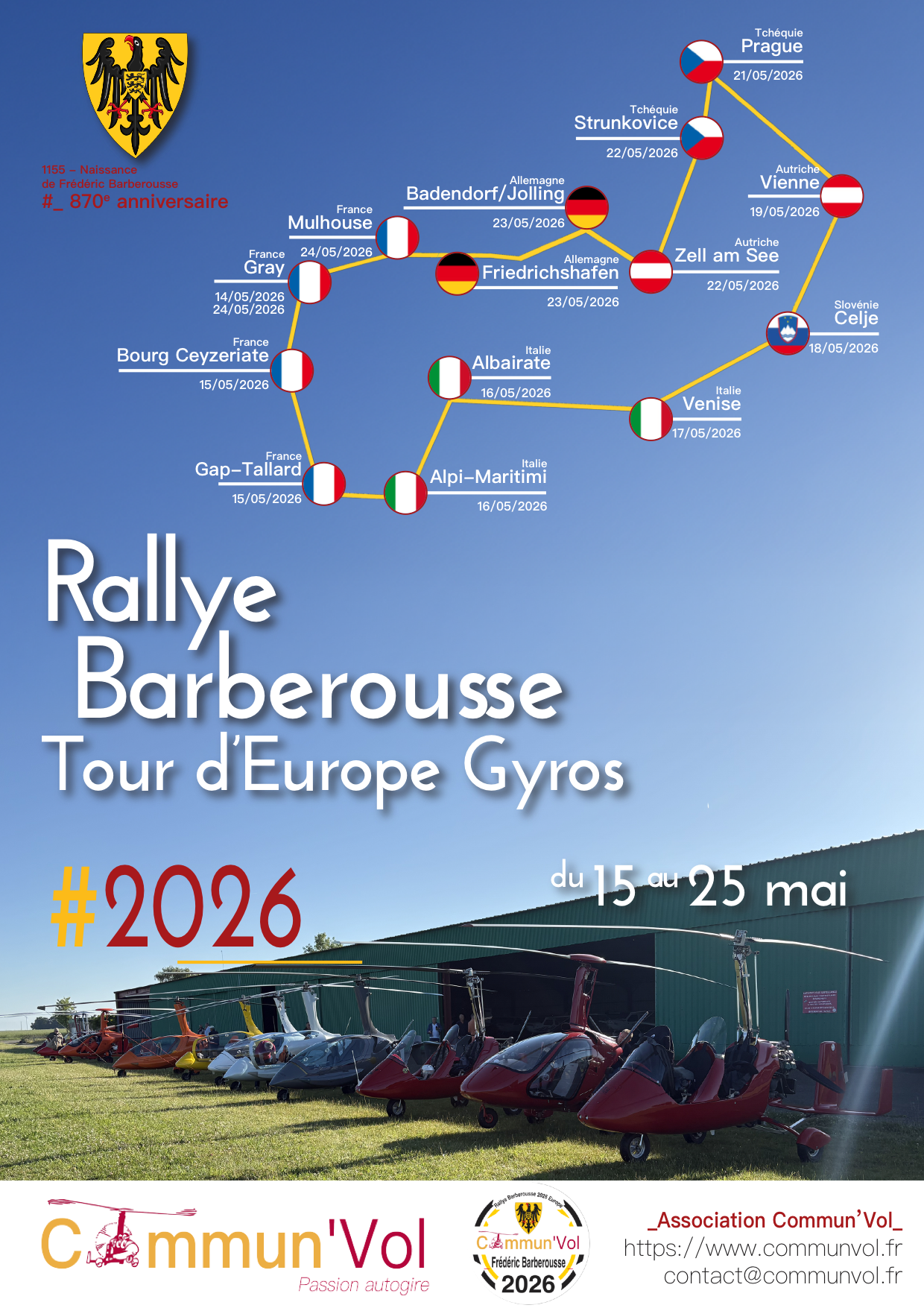 Rallye Barberousse 2026 : les Alpes comme horizon